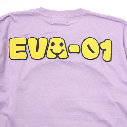 RADIO EVA 848 EVA-01 FACE T-Shirt/PURPLE | EVANGELION STORE