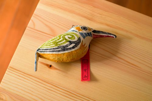 真工藝 | 川せみ（カワセミ）木版手染ぬいぐるみ | hinode - Buyee, an