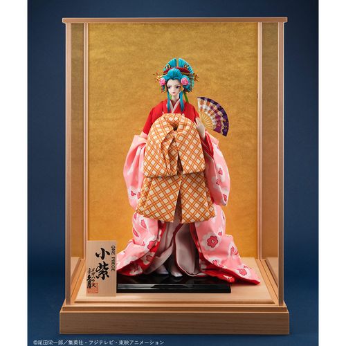 久月×MegaHouse 日本人形 ONE PIECE「小紫」 専用ガラスケース付き 