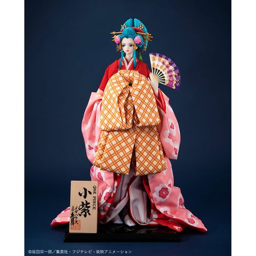 久月×MegaHouse 日本人形 ONE PIECE「小紫」 専用ガラスケース付き 