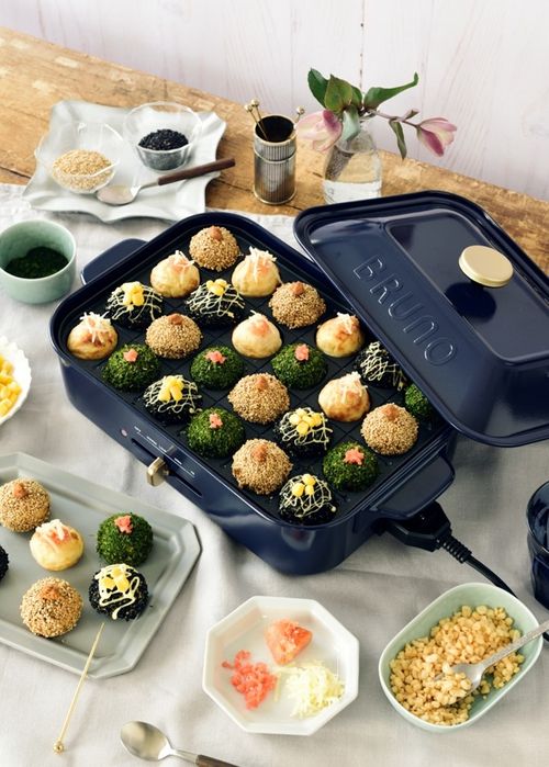 BRUNO コンパクトホットプレート ネイビー BRUNO】コンパクトホット