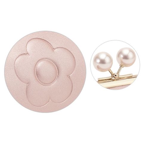 エンボスデイジーパール ガマ口ペンケース（パールピンク） | MARY