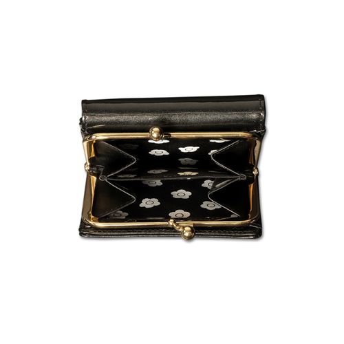 MARY QUANT エナメルレザーミニウォレット エナメルレザー ミニウォレット（ブラック） | MARY QUANT