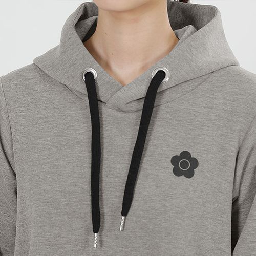 ダンボールニットフレアパーカ ワンピース（グレー） | MARY QUANT