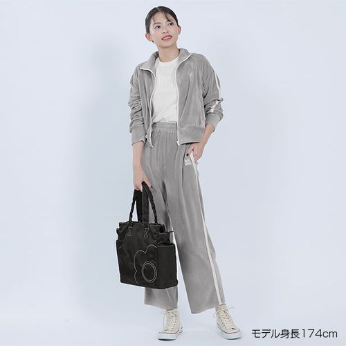 ベロアジャージライン ジャケット（グレー） | MARY QUANT ONLINE SHOP 