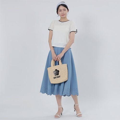 クロッシェラフィアライク トート（アイボリー） | MARY QUANT ONLINE  