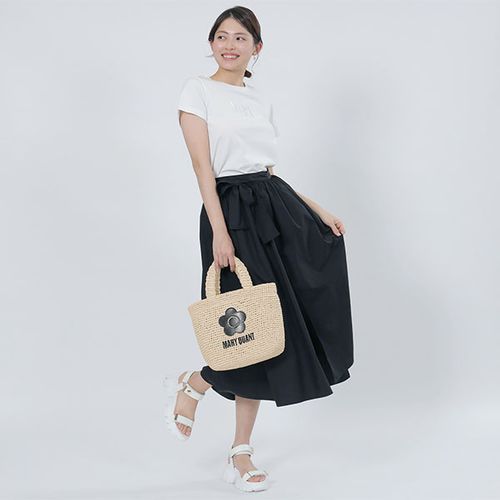 クロッシェラフィアライク トート（アイボリー） | MARY QUANT ONLINE  