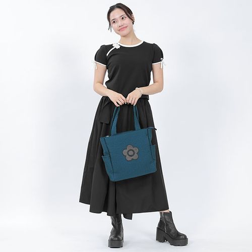MARY QUANT2025 デイジーパッチヌビ トート