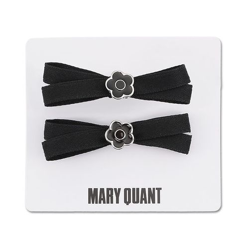 メタルビッグリボン バンスクリップ（シルバー） | MARY QUANT
