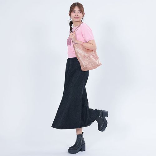 マリークワント　MARY QUANT メタリックワンハンドルトート (ピンク) メタリックワンハンドル トート（トートバッグ）｜MARY QUANT