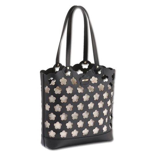 パンチングデイジー トート（ブラック） | MARY QUANT ONLINE SHOP 
