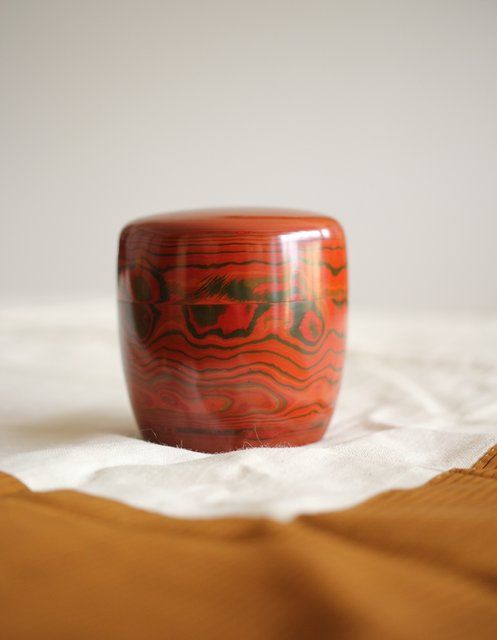 湯浅豊太郎/光悦 堆漆 棗 A urushi tea container Q271 | のびる