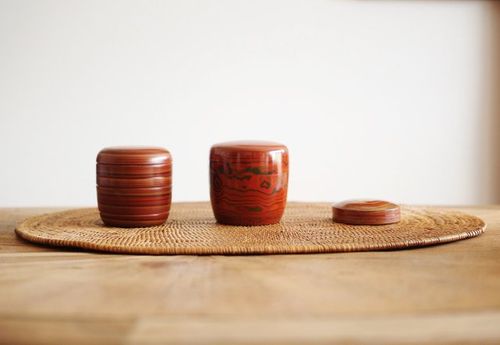 お歳暮・冬ギフト特集 2024 人気ランキング 堆漆 湯浅豊太郎/光悦 棗 のびる | Q271 container tea urushi A 工芸品