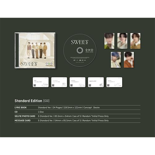 TOMORROW X TOGETHER （SWEET 4携帯セット） SWEET [4形態セット][CD][+DVD] - TOMORROW X TOGETHER