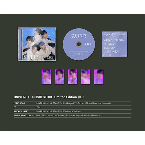 TOMORROW X TOGETHER / SWEET【4形態セット】【CD】【+DVD