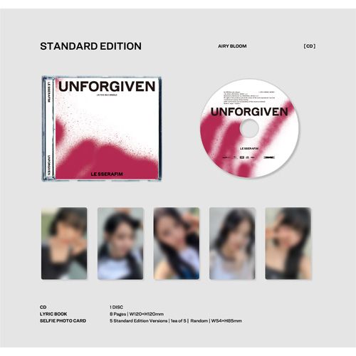 LE SSERAFIM / UNFORGIVEN【4形態セット】【CD MAXI】【+DVD
