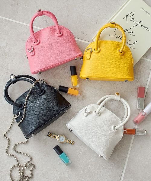 ボールチェーンショルダー付きミニバッグ [B1535] | KOBE LETTUCE