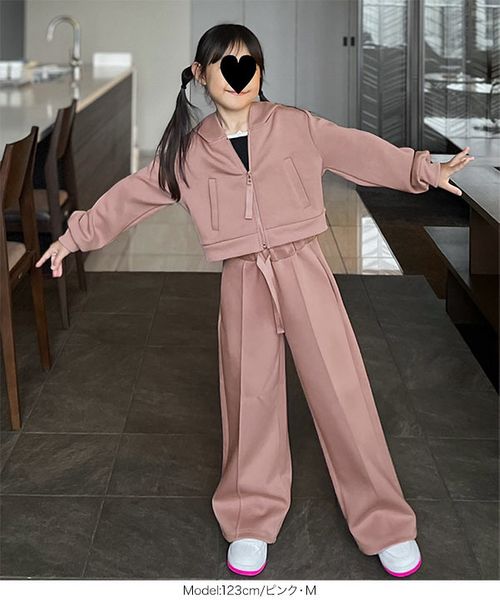 Yuumiさんコラボ ］ 【キッズ】ダブルジップショートパーカー [C7227