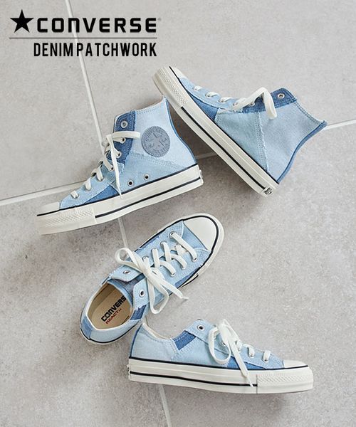 CONVERSE AS R DENIM PATCHWORK HI OX I2523 Buyee