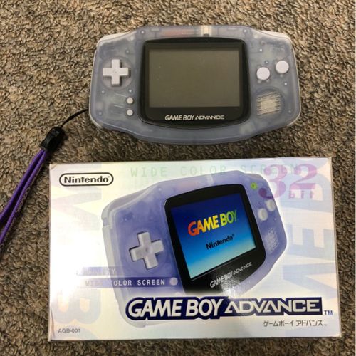 GBA ゲームボーイアドバンス ミルキーブルー-