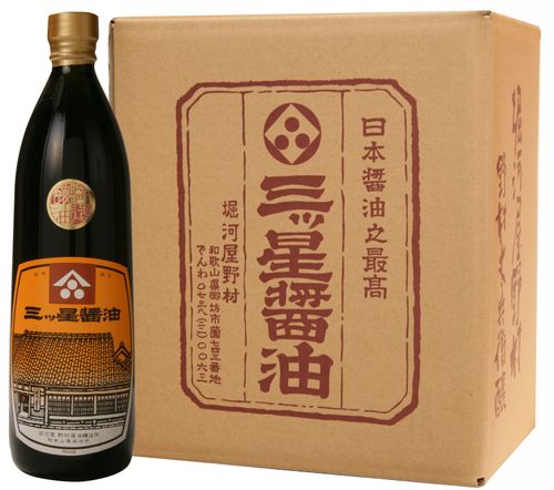 お徳用/シェア用】三ツ星醤油 900ml 6本 | 堀河屋野村 - Buyee 通販