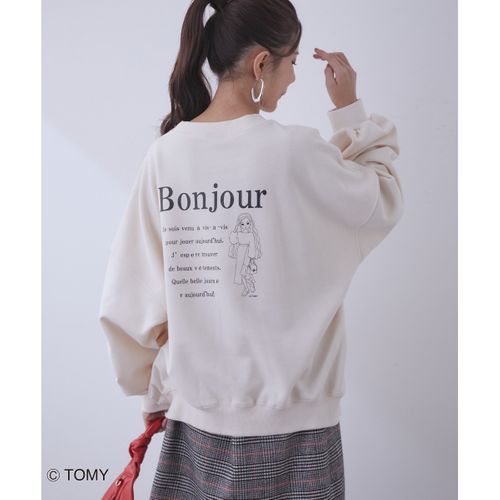 ビザビ 【WEB限定】【リカちゃんコラボ】グラフィックロゴ裏毛裏起毛