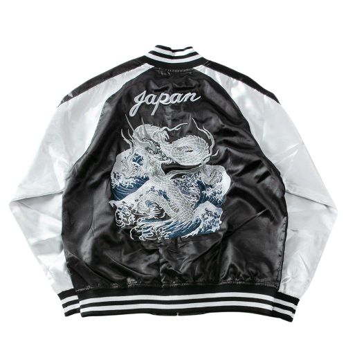 oniwa soto ボンバージャケット 風神雷神 スカジャン キルティング oniwa soto ボンバージャケット 風神雷神 スカジャン キルティング