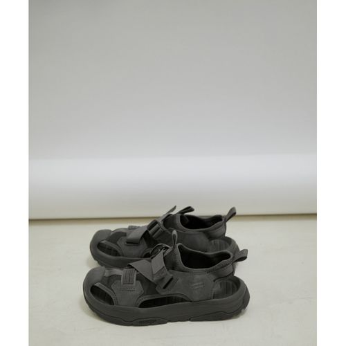 ロエベ LOEWE(ロエベ) 19AWカシミヤ混ボーダーニット グリーン×オレンジ