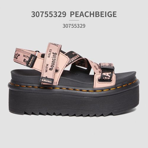 オリエンタルトラフィック クロスデザインパデット厚底サンダル/51216