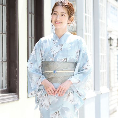セレン 夏麗し浴衣 下駄付き5点セット うららかミモザ | - Buyee, un