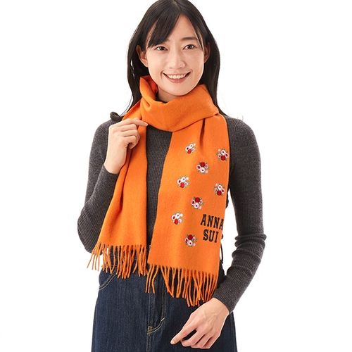 アナ スイ ANNA SUI アナ スイ ウールジャカードマフラー | 0101 MARUI