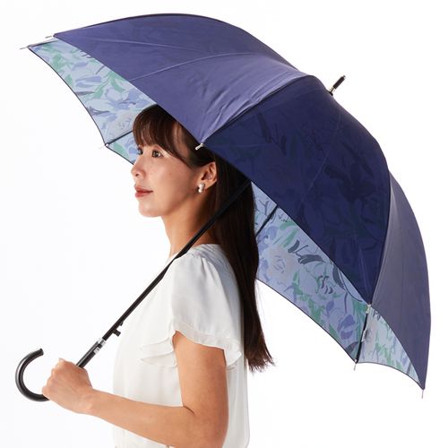 CHARLES JOURDAN バラプリント長傘 CHARLES JOURDAN シャルル