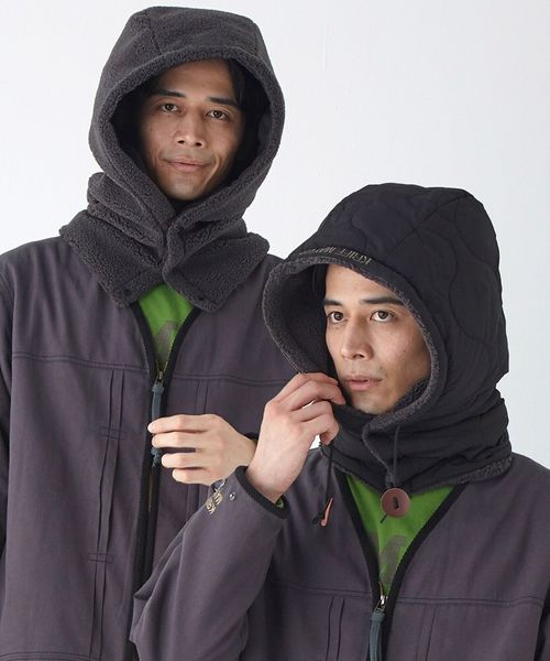 クリフメイヤー 【リバーシブル 2WAY】フード型 ネックウォーマー ひっ