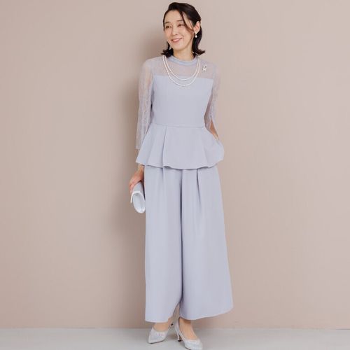 ドリードール（Dorry Doll） 刺繍切り替えチュールスカートフィット