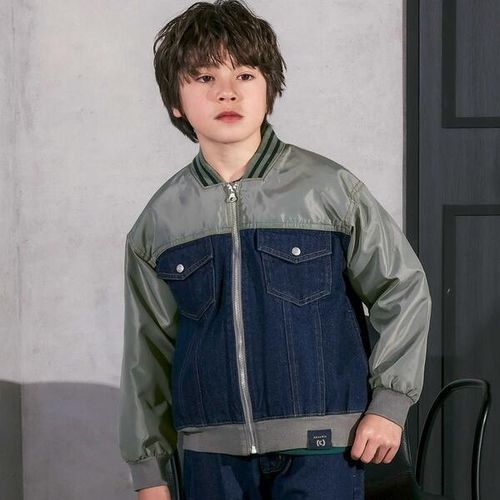 デビロック（devirock） 子供服 キッズ 肩フリルノーカラー ミリタリー