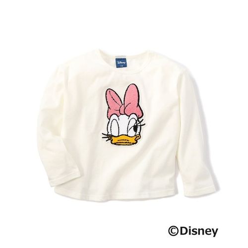 ライトオン キッズ Right On Disney サガラ刺繍デイジーロングスリーブtシャツ キッズ Buyee บร การต วแทนช อปป งออนไลน ซ อท