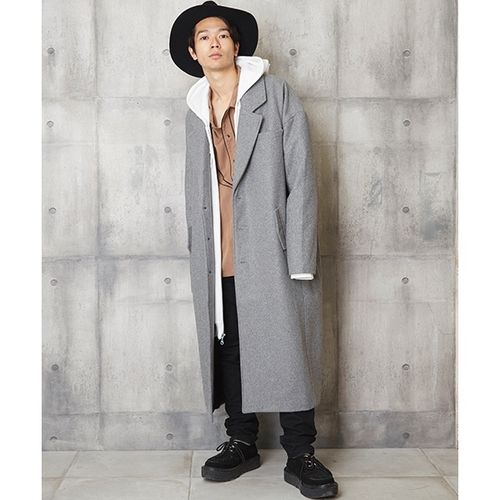 アンリラクシング（unrelaxing） ビッグシルエットチェスターコート 