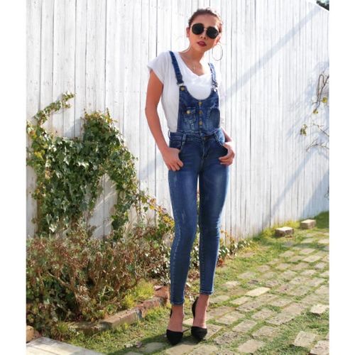 アナップ Anap ストレッチスキニーデニムサロペット 0101 Marui Buyee An Online Proxy Shopping Service Shop At 0101 Marui Bot Online