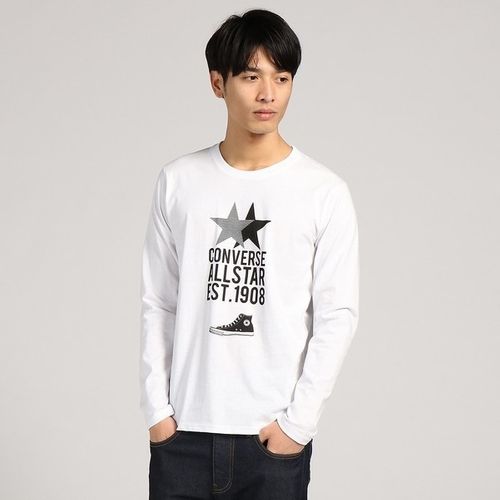 ライトオン メンズ Right On Converse プリントロングスリーブｔシャツ メンズ 0101 Marui Buyee 通販代理購入サービス 0101 Maruiでお買い物