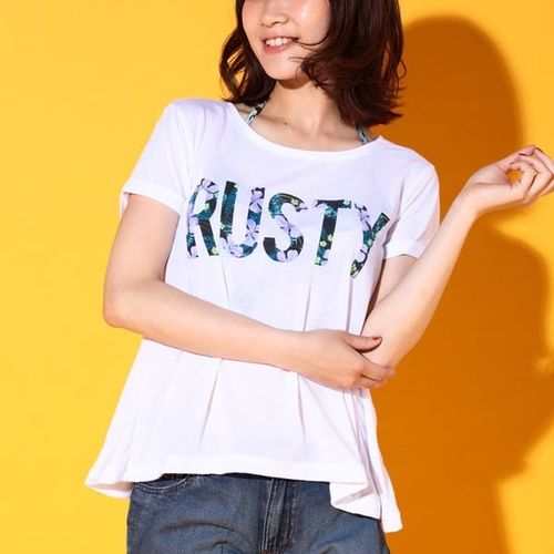 ラスティ（水着）（RUSTY） ＲＵＳＴＹ レディース花柄Tシャツ