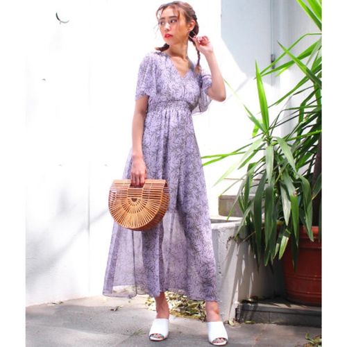 チル Chille 小花柄半袖マキシワンピース Buyee Un Servicio De Compras Proxy En Linea Compre En