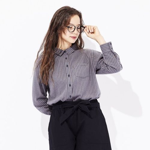 bonbon store ストライプシャツ 新品T-MAC ローズ・ストライプ柄リブ