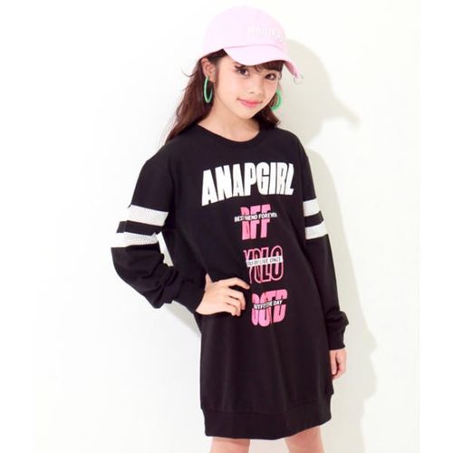 アナップキッズ ガール Anap Kids Girl 袖ラインスウェットワンピ Buyee Un Servicio De Compras Proxy En Linea Compre En