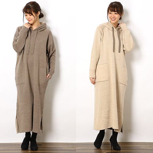 キャサリンロス Katharine Ross Katharine Ross 二重臼フーディーワンピース Buyee日本代购服务 在0101 Marui购物 Bot Online