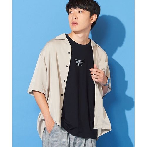 wego コレクション 開襟 シャツ メンズ