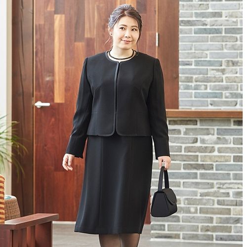 喪服　大きいサイズ23号 23号 ブラックフォーマル 喪服 大きいサイズ レディース