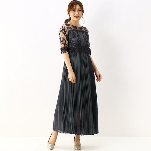 ドリードール（Dorry Doll） オリジナル模様柄刺繍レース使い プリーツ