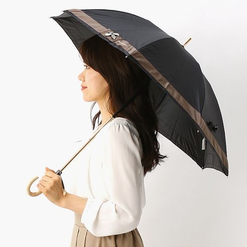 新品ジルスチュアート　リボンいっぱい遮光晴雨兼用傘日傘 JILLSTUART - 新品タグ付き【ジルスチュアート】晴雨兼用短長傘