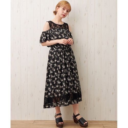 イング Ingni レースレイヤー花柄肩開きワンピース Buyee Un Servicio De Compras Proxy En Linea Compre En