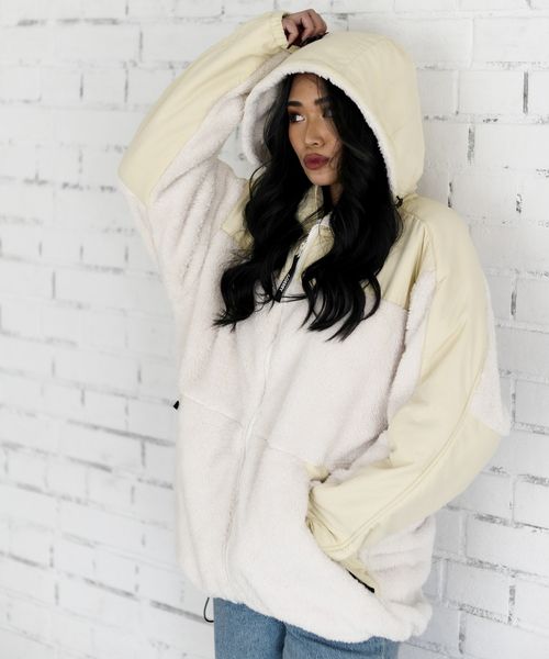 エーエスエム 【GERRY】 ボア ハーフ パーカー | 0101 MARUI - Buyee